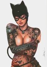 Nathan Szerdy SIGNED DC Comics Batman Art Print ~ Catwoman w/ Tattoos - $25.73