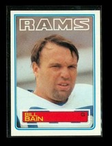 Vintage 1983 TOPPS Football Trading Card #87 BILL BAIN Los Angeles Rams - £3.94 GBP