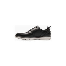 Stacy Adams Sync Plain Toe Elastic Lace Up Sneaker Shoes Leather Black 25662-001 image 5