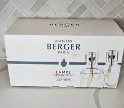 Lampe Berger Paris L&#39;Essentielle Clear Diffuser and 2 Fragrance Set Open... - $58.36