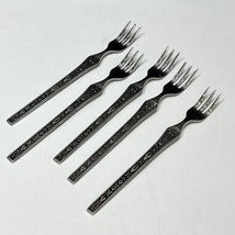 5 Towle Tws131 Japan Cocktail Forks MCM  - $31.68
