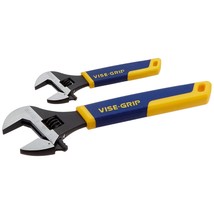 IRWIN VISE-GRIP Adjustable Wrench Set, SAE, 6-Inch &amp; 10-Inch, 2-Piece (2... - $56.99