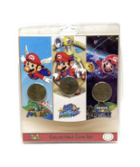 Nintendo Super Mario 64 Sunshine Galaxy Collectible Coin SeT New Sealed - £19.42 GBP