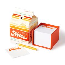 Brass Monkey Freshly Squeezed Notes  Orange Juice Carton Box With 500+ ... - $12.43