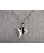 Womens Vintage Estate Sterling Silver Tropical Fish Pendant Necklace 5.6... - €34,50 EUR