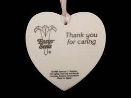 &quot;Sharing The Gift of Love&quot;, Precious Moments Porcelain Heart Ornament, #PMJ-20 - £5.34 GBP