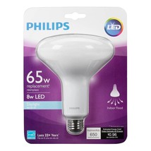 PHILIPS 65W Equivalent Daylight 5000K BR40 Dimmable LED Flood Light Bulb - £19.17 GBP