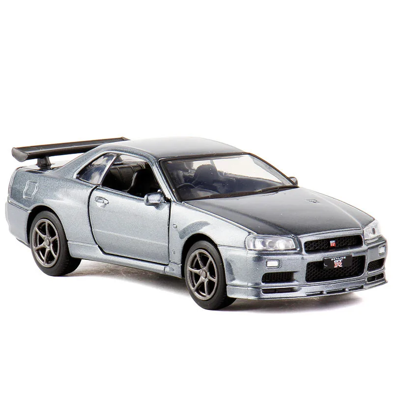 1:36 Skyline Ares  R34 Diecasts &amp; Toy Vehicles  Toy Car Model High Simulation Pu - £113.93 GBP
