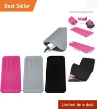 Non-Slip Heat Resistant Silicone Mats for Safe Hair Tools – 3 Piece Coll... - $27.67
