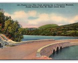 Otter Creek Bridge Mt Desert Island Maine ME Linen Postcard Z1 - $2.92