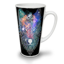 Hippie Wolf Head NEW White Tea Coffee Latte Mug 12 17 oz | Wellcoda - £16.94 GBP+