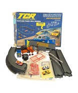 Vintage TCR Jam Car Raceway 1977 By Ideal 3 Slotless Slot Cars NICE Track - $109.47 CAD
