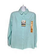 Mossy Oak Elements Men&#39;s Button Up Fishing Shirt 2XL Solid Blue Coolcore - €23,72 EUR