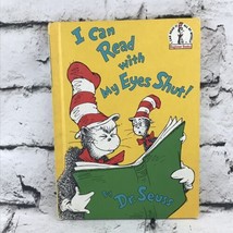 I Can Read with My Eyes Shut! Vtg 1978 Dr. Seuss Hardcover Book - $7.91