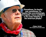 JIMMY CARTER &quot; INTEGRITY OF THE AMERICAN PEOPLE &quot; QUOTE PHOTO PRINT IN A... - $8.90+