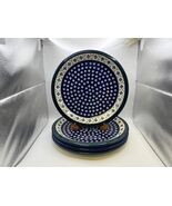 Set of 4 Boleslawiec Polish Pottery Dinner Plates - $362.35 CAD
