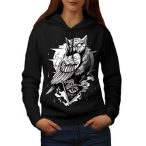 Illuminati Owl Bird Sweatshirt Hoody Conspiracy Women Hoodie - £17.63 GBP
