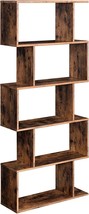 Vasagle Bookcase, 5-Tier Bookshelf, Display Shelf And Room Divider, Free... - $1,427.64 MXN