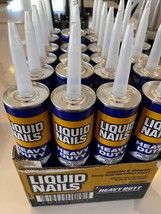 5 QTY Liquid Nails Heavy Duty Interior Exterior Construction Adhesive Ca... - $38.06