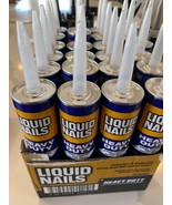 5 QTY Liquid Nails Heavy Duty Interior Exterior Construction Adhesive Ca... - £29.95 GBP