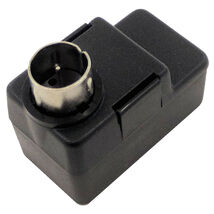 Push-on 75 to 300 Ohm Balun TV Signal Converter Coax F-Type Connector UH... - $3.95