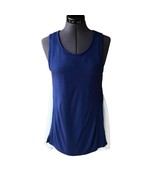 Finn &amp; Clover Anthropologie Layered Tank/Tunic Blue White Sz. M Sleeveless - €21,12 EUR