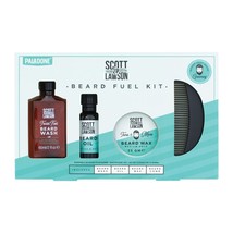 Beard Fuel Kit  Beard Wash, beard Oil, beard Wax and comb Scott &amp; Lawson - $9.50