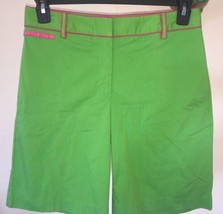 Women&#39;s TS DIXIN Stretchy Green Golf Shorts w/Embroidered Golf Shoes Sz ... - £29.42 GBP