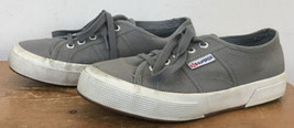 Superga Gray Lace Up Sneakers Boat Shoes 7.5 womens 6 mens 38 - £23.56 GBP