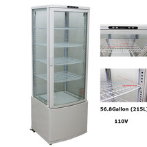 TECHTONGDA 110V 56.8Gal/215L Refrigerated Cake Display Cabinet  w/4 Adjust Shelf - £1,617.49 GBP