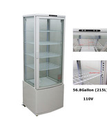 TECHTONGDA 110V 56.8Gal/215L Refrigerated Cake Display Cabinet  w/4 Adju... - £1,607.68 GBP