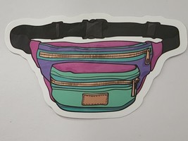 Fanny Pack Multicolor Cartoon Sticker Decal Super Cool Fashion Embellish... - $2.30