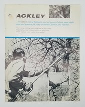 Vintage Allied Ackley Air Chainsaws Chicago Sales &amp; Dealer Advertising B... - $15.71