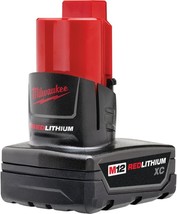 Milwaukee M12 Xc High Capacity 3 Ah Red Lithium Battery (48-11-2402). - $80.98