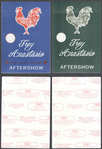 Pair of Trey Anastasio OTTO Cloth Aftershow Passes from The 1999 Barn Tour. - £6.16 GBP