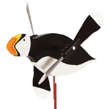 Puffin Wind Spinner - Amish Handmade Whirlybird Weather Resistant Whirligig Usa - £66.83 GBP