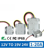 DC 12V Step Up to 24V 19V 1A 5A 10A 20A Boost Voltage Converter Car Powe... - €13,08 EUR+