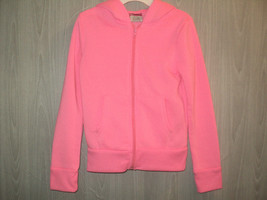 Diva Girls Size 4/5 (XS) Hoodie, Front Zip, Hot Pink, Long Sleeves - £9.53 GBP
