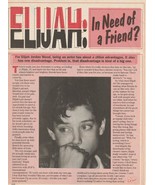 Elijah Wood teen magazine pinup clipping teen idols Bop in need of a fri... - $65.42 MXN