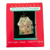 Old English Village Home 1988 Hallmark Keepsake Ornament 1st in the Series - £5.03 GBP