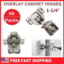 50 Packs 1-1/4&quot; Overlay Soft Close Face Frame Compact Concealed Cabinet ... - $119.99