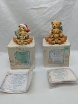 Lot Of (2) Cherished Teddies Theadore Samantha And Tyler Friendship Bears - £13.30 GBP