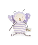 Bunnies By The Bay Purple and White Spring Plush Flutterbye Butterfly, 6&quot; - $21.77