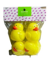 Easter Plastic Duck Shape Eggs 4ct 12M+ 2” For Baskets Filling - $14.21