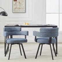 Fabric Dining Chairs Set Of 2 Modern Upholstered Accent Chair Kitchen Side Chair - $412.99