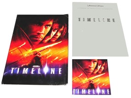 2003 TIMELINE R. Donner Movie PRESS KIT Folder CD Production Notes Paul ... - $18.99