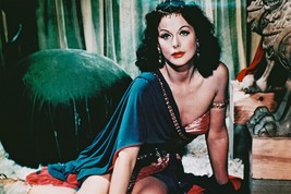 Hedy Lamarr Cleavage Pose Sitting on Rug Samson and Delilah 24x18 Poster - £19.17 GBP