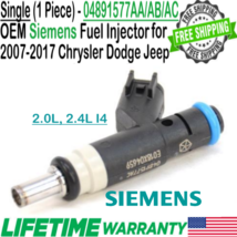 Genuine Siemens x1 Fuel Injector for 2008-2014 Dodge Avenger 2.4L I4 #04891577AA - $39.59