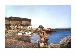 DWIGHT BAIRD Restless, Newfoundland, 1988 - Signed - $123.75