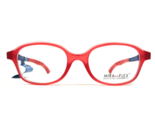 Mira Flexible Niños Gafas Monturas Jerry C.136 Azul Rojo Cuadrado Comple... - $93.14